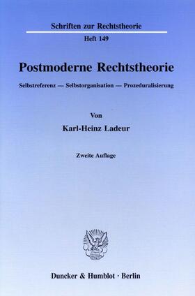 Ladeur |  Postmoderne Rechtstheorie | Buch |  Sack Fachmedien