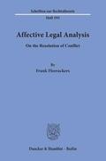 Fleerackers |  Affective Legal Analysis. | Buch |  Sack Fachmedien