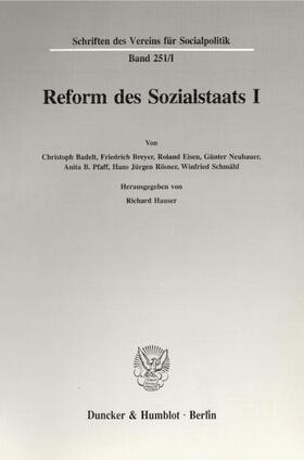 Hauser | Reform des Sozialstaats 1 | Buch | 978-3-428-09102-7 | sack.de
