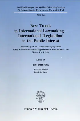Delbrück | New Trends in International Lawmaking - International 'Legislation' in the Public Interest | Buch | 978-3-428-09140-9 | www.sack.de