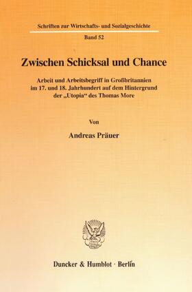 Präuer | Zwischen Schicksal und Chance. | Buch | 978-3-428-09208-6 | sack.de