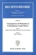 Dais / Kevelson / Van Dunné |  Consequences of Modernity in Contemporary Legal Theory. | Buch |  Sack Fachmedien