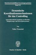 Trauzettel |  Dynamische Koordinationsmechanismen für das Controlling. | Buch |  Sack Fachmedien