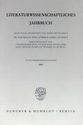 Berchem / Kapp / Link |  Literaturwissenschaftliches Jahrbuch. Bd.38/1997 | Buch |  Sack Fachmedien