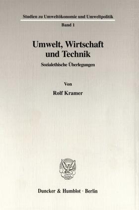 Kramer | Umwelt, Wirtschaft und Technik | Buch | sack.de