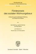 Behring / Kirchner / Ulbrich |  Förderpraxis des sozialen Wohnungsbaus. | Buch |  Sack Fachmedien