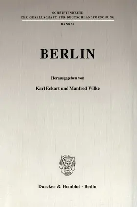 Eckart / Wilke |  Berlin. | Buch |  Sack Fachmedien