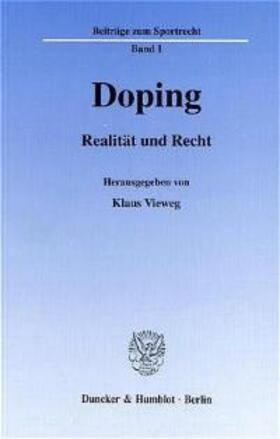 Vieweg | Doping. | Buch | sack.de