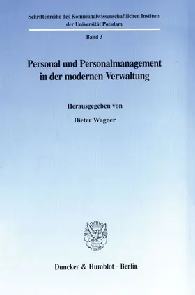 Wagner |  Personal und Personalmanagement in der modernen Verwaltung. | Buch |  Sack Fachmedien