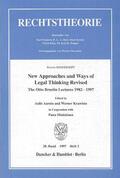 Aarnio / Krawietz |  New Approaches and Ways of Legal Thinking Revised. | Buch |  Sack Fachmedien
