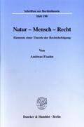 Fisahn |  Natur - Mensch - Recht. | Buch |  Sack Fachmedien