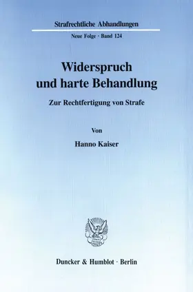 Kaiser |  Widerspruch und harte Behandlung. | Buch |  Sack Fachmedien