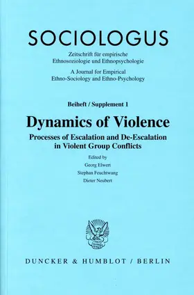 Elwert / Feuchtwang / Neubert |  Dynamics of Violence. | Buch |  Sack Fachmedien