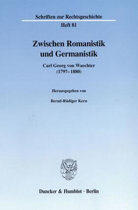 Kern | Zwischen Romanistik und Germanistik. | Buch | 978-3-428-10025-5 | sack.de