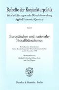 Burda / Seitz / Wagner |  Europäischer und nationaler Fiskalföderalismus | Buch |  Sack Fachmedien