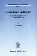 Seher |  Liberalismus und Strafe. | Buch |  Sack Fachmedien