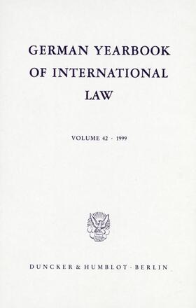 Delbrück / Hofmann / Zimmermann | German Yearbook of International Law /Jahrbuch für Internationales Recht | Buch | 978-3-428-10216-7 | sack.de