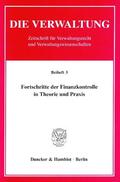 Schulze-Fielitz |  Fortschritte der Finanzkontrolle in Theorie und Praxis | Buch |  Sack Fachmedien