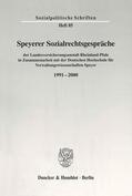  Speyerer Sozialrechtsgespräche | Buch |  Sack Fachmedien