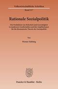 Schönig |  Rationale Sozialpolitik. | Buch |  Sack Fachmedien