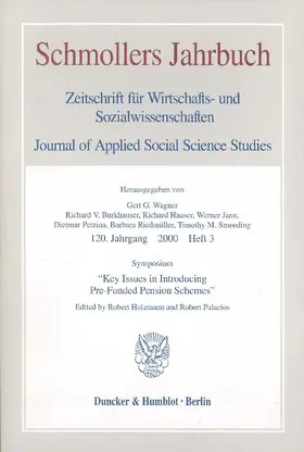 Holzmann / Palacios |  Symposium "Key Issues in Introducing Pre-Funded Pension Schemes". | Buch |  Sack Fachmedien