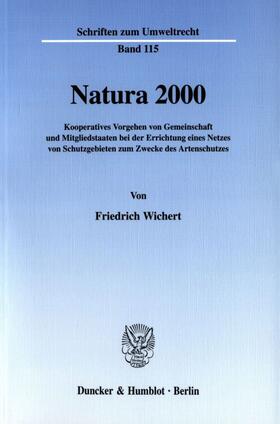 Wichert |  Natura 2000. | Buch |  Sack Fachmedien
