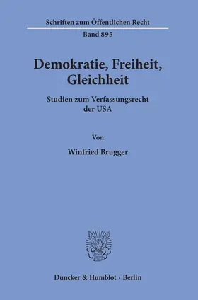 Brugger | Demokratie, Freiheit, Gleichheit. | Buch | 978-3-428-10827-5 | sack.de