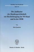 Quasten |  Die Judikatur des Bundesgerichtshofs zur Rechtsbeugung im NS-Staat und in der DDR. | Buch |  Sack Fachmedien