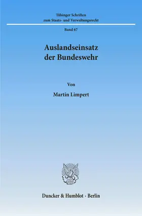 Limpert |  Auslandseinsatz der Bundeswehr. | Buch |  Sack Fachmedien