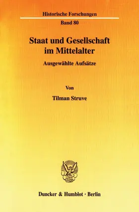 Struve |  Staat und Gesellschaft im Mittelalter | Buch |  Sack Fachmedien
