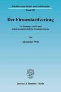 Witt |  Der Firmentarifvertrag. | Buch |  Sack Fachmedien