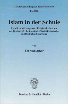 Anger / Dörner / Ehlers |  Islam in der Schule | Buch |  Sack Fachmedien