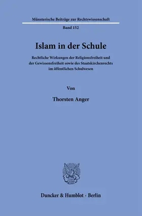 Anger / Dörner / Ehlers |  Islam in der Schule | Buch |  Sack Fachmedien