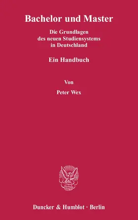 Wex |  Bachelor und Master | Buch |  Sack Fachmedien