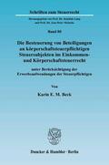 Beck |  Die Besteuerung von Beteiligungen an körperschaftsteuerpflichtigen Steuersubjekten im Einkommen- und Körperschaftsteuerrecht | Buch |  Sack Fachmedien