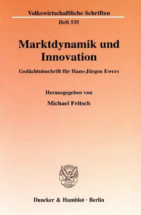 Fritsch |  Marktdynamik und Innovation. | Buch |  Sack Fachmedien