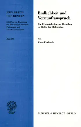 Konhardt |  Endlichkeit und Vernunftanspruch. | Buch |  Sack Fachmedien