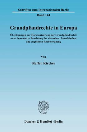 Kircher | Grundpfandrechte in Europa | Buch | 978-3-428-11452-8 | sack.de