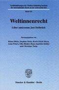 Dicke / Hobe / Meyn |  Weltinnenrecht | Buch |  Sack Fachmedien
