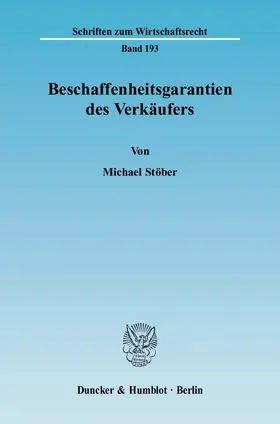 Stöber |  Beschaffenheitsgarantien des Verkäufers | Buch |  Sack Fachmedien