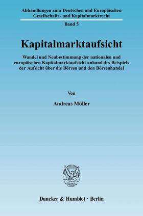 Möller |  Kapitalmarktaufsicht | Buch |  Sack Fachmedien