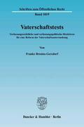 Brosius-Gersdorf |  Vaterschaftstests | Buch |  Sack Fachmedien