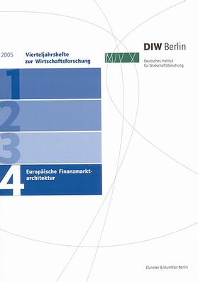Vierteljahreshefte zur Wirtschaftsforschung 2005/4 | Buch | 978-3-428-12102-1 | sack.de