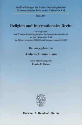 Zimmermann | Religion und Internationales Recht | Buch | 978-3-428-12146-5 | sack.de