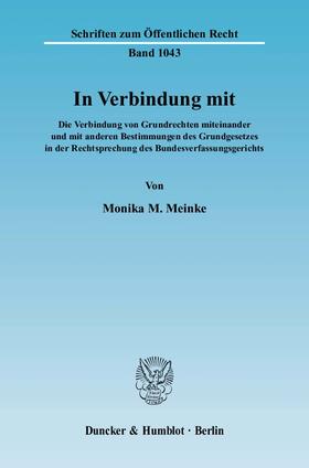 Meinke | In Verbindung mit | Buch | 978-3-428-12200-4 | sack.de