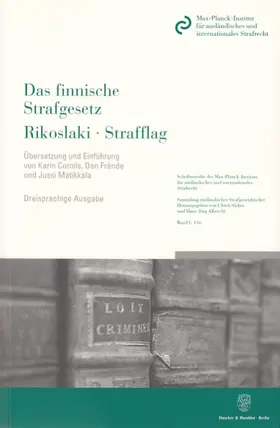  Das finnische Strafgesetz - Rikoslaki - Strafflag | Buch |  Sack Fachmedien