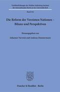 Varwick / Zimmermann |  Die Reform der Vereinten Nationen - Bilanz und Perspektiven | Buch |  Sack Fachmedien