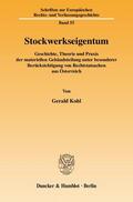 Kohl |  Stockwerkseigentum | Buch |  Sack Fachmedien