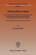 Müller |  Mehrfachbewerbung | Buch |  Sack Fachmedien