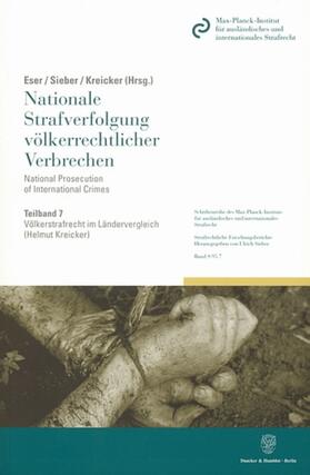 Kreicker / Eser / Sieber | Völkerstrafrecht im Ländervergleich. | Buch | 978-3-428-12309-4 | sack.de